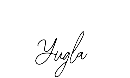 Also You can easily find your signature by using the search form. We will create Yugla name handwritten signature images for you free of cost using Bearetta-2O07w sign style. Yugla signature style 12 images and pictures png