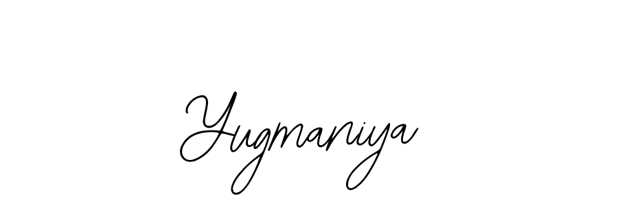 You should practise on your own different ways (Bearetta-2O07w) to write your name (Yugmaniya) in signature. don't let someone else do it for you. Yugmaniya signature style 12 images and pictures png