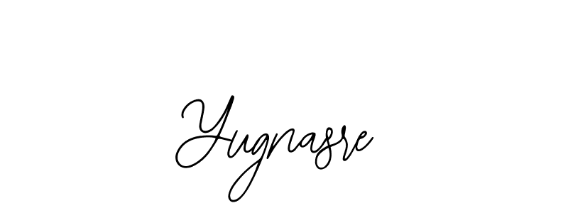 How to make Yugnasre signature? Bearetta-2O07w is a professional autograph style. Create handwritten signature for Yugnasre name. Yugnasre signature style 12 images and pictures png