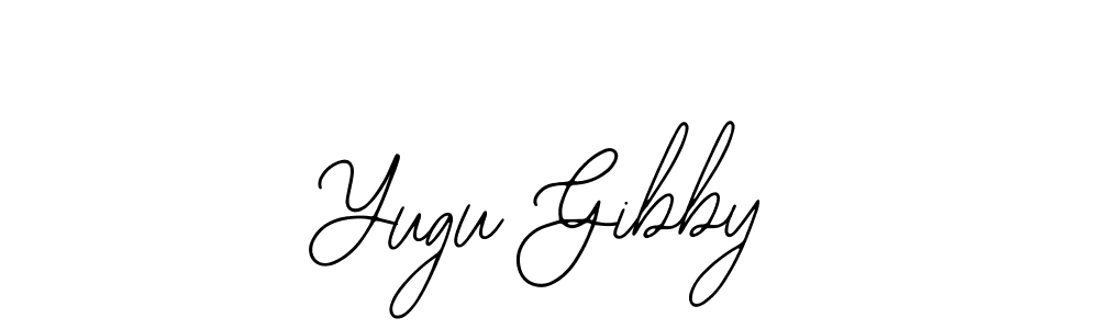 Best and Professional Signature Style for Yugu Gibby. Bearetta-2O07w Best Signature Style Collection. Yugu Gibby signature style 12 images and pictures png