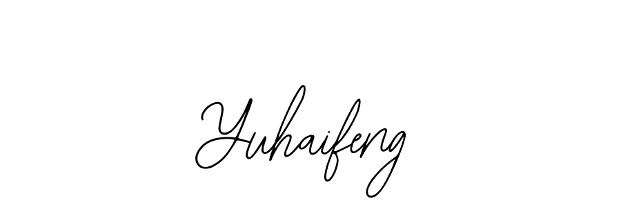 Similarly Bearetta-2O07w is the best handwritten signature design. Signature creator online .You can use it as an online autograph creator for name Yuhaifeng. Yuhaifeng signature style 12 images and pictures png