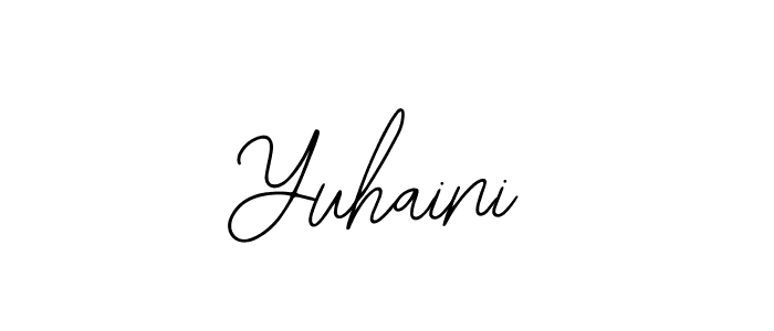 if you are searching for the best signature style for your name Yuhaini. so please give up your signature search. here we have designed multiple signature styles  using Bearetta-2O07w. Yuhaini signature style 12 images and pictures png