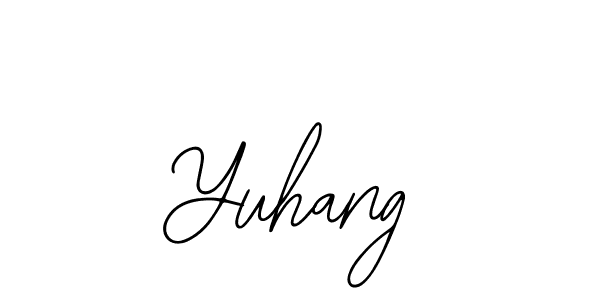 Best and Professional Signature Style for Yuhang. Bearetta-2O07w Best Signature Style Collection. Yuhang signature style 12 images and pictures png