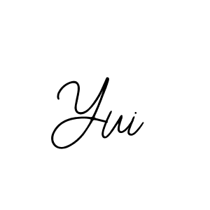How to make Yui name signature. Use Bearetta-2O07w style for creating short signs online. This is the latest handwritten sign. Yui signature style 12 images and pictures png
