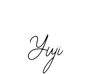 Design your own signature with our free online signature maker. With this signature software, you can create a handwritten (Bearetta-2O07w) signature for name Yuji. Yuji signature style 12 images and pictures png