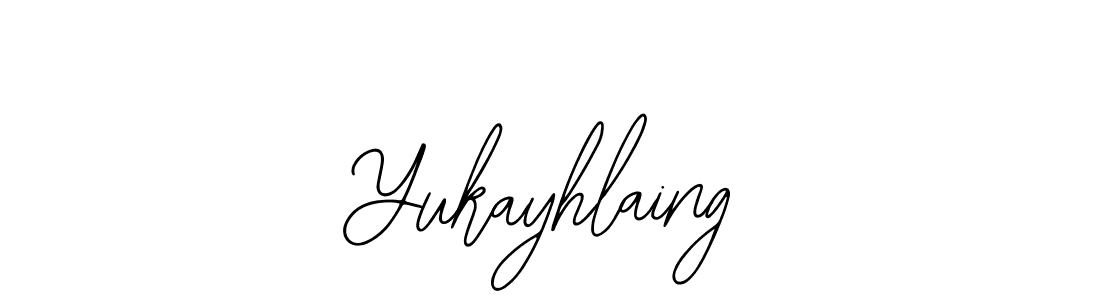 Yukayhlaing stylish signature style. Best Handwritten Sign (Bearetta-2O07w) for my name. Handwritten Signature Collection Ideas for my name Yukayhlaing. Yukayhlaing signature style 12 images and pictures png