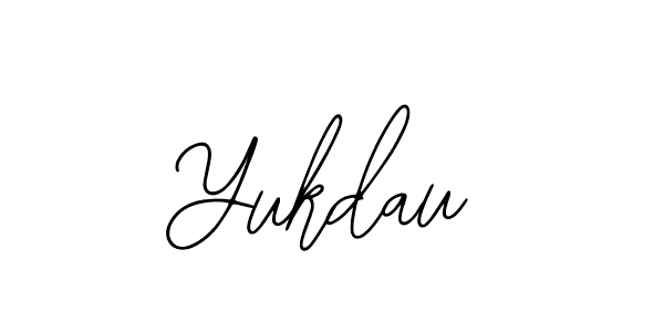 Similarly Bearetta-2O07w is the best handwritten signature design. Signature creator online .You can use it as an online autograph creator for name Yukdau. Yukdau signature style 12 images and pictures png