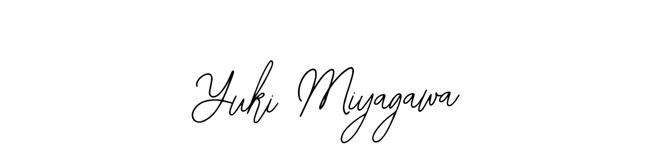 Bearetta-2O07w is a professional signature style that is perfect for those who want to add a touch of class to their signature. It is also a great choice for those who want to make their signature more unique. Get Yuki Miyagawa name to fancy signature for free. Yuki Miyagawa signature style 12 images and pictures png