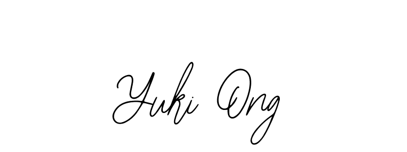 The best way (Bearetta-2O07w) to make a short signature is to pick only two or three words in your name. The name Yuki Ong include a total of six letters. For converting this name. Yuki Ong signature style 12 images and pictures png