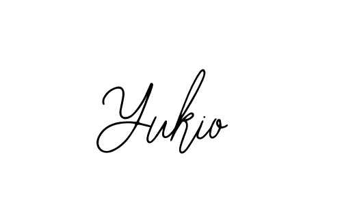 Use a signature maker to create a handwritten signature online. With this signature software, you can design (Bearetta-2O07w) your own signature for name Yukio. Yukio signature style 12 images and pictures png