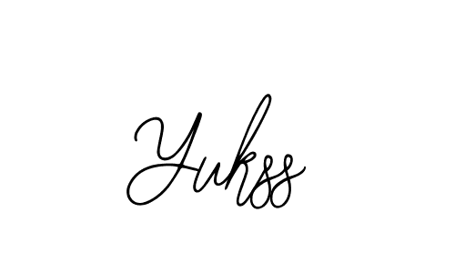 Create a beautiful signature design for name Yukss. With this signature (Bearetta-2O07w) fonts, you can make a handwritten signature for free. Yukss signature style 12 images and pictures png