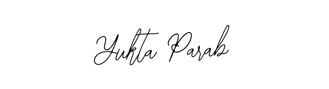 How to make Yukta Parab signature? Bearetta-2O07w is a professional autograph style. Create handwritten signature for Yukta Parab name. Yukta Parab signature style 12 images and pictures png