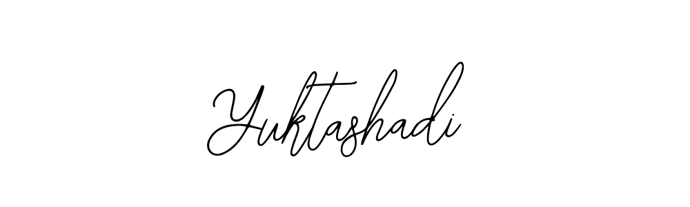 Design your own signature with our free online signature maker. With this signature software, you can create a handwritten (Bearetta-2O07w) signature for name Yuktashadi. Yuktashadi signature style 12 images and pictures png