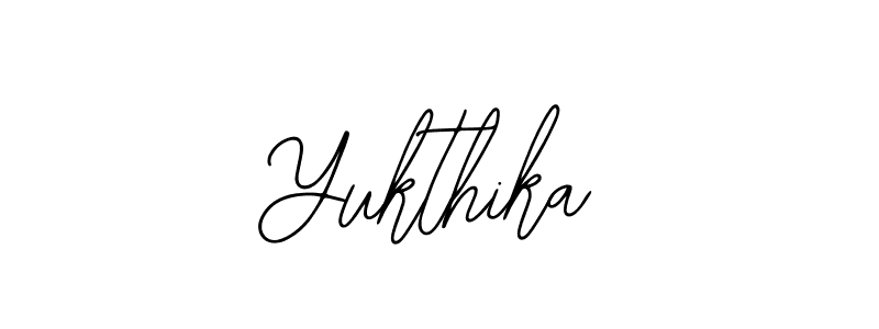 Also we have Yukthika name is the best signature style. Create professional handwritten signature collection using Bearetta-2O07w autograph style. Yukthika signature style 12 images and pictures png