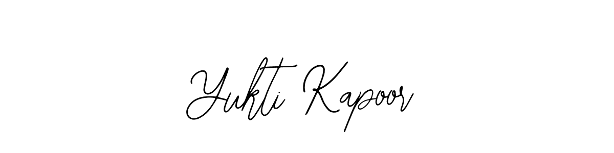 How to make Yukti Kapoor signature? Bearetta-2O07w is a professional autograph style. Create handwritten signature for Yukti Kapoor name. Yukti Kapoor signature style 12 images and pictures png