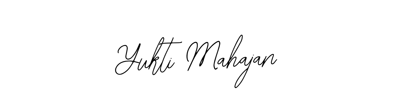 It looks lik you need a new signature style for name Yukti Mahajan. Design unique handwritten (Bearetta-2O07w) signature with our free signature maker in just a few clicks. Yukti Mahajan signature style 12 images and pictures png