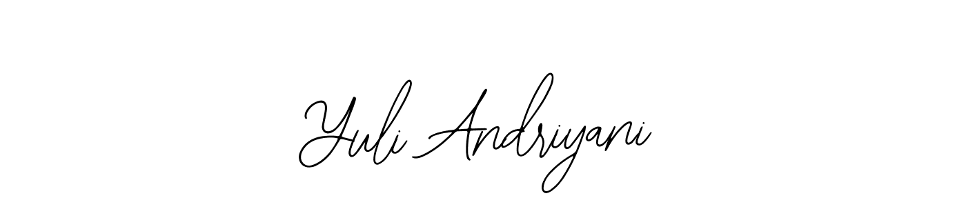 See photos of Yuli Andriyani official signature by Spectra . Check more albums & portfolios. Read reviews & check more about Bearetta-2O07w font. Yuli Andriyani signature style 12 images and pictures png