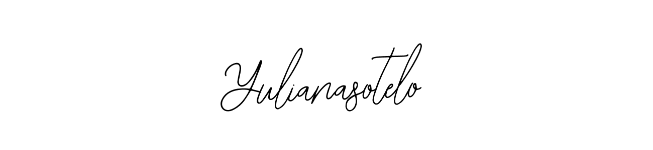How to Draw Yulianasotelo signature style? Bearetta-2O07w is a latest design signature styles for name Yulianasotelo. Yulianasotelo signature style 12 images and pictures png