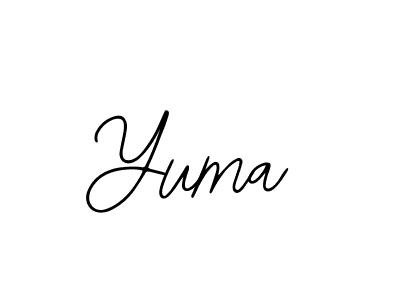 Yuma stylish signature style. Best Handwritten Sign (Bearetta-2O07w) for my name. Handwritten Signature Collection Ideas for my name Yuma. Yuma signature style 12 images and pictures png