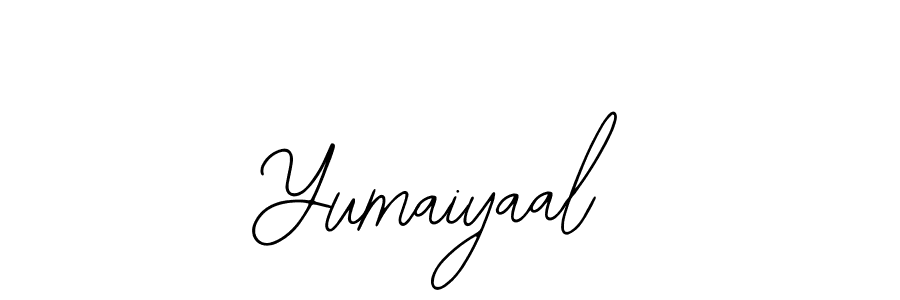 Use a signature maker to create a handwritten signature online. With this signature software, you can design (Bearetta-2O07w) your own signature for name Yumaiyaal. Yumaiyaal signature style 12 images and pictures png