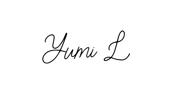 It looks lik you need a new signature style for name Yumi L. Design unique handwritten (Bearetta-2O07w) signature with our free signature maker in just a few clicks. Yumi L signature style 12 images and pictures png