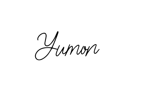 Bearetta-2O07w is a professional signature style that is perfect for those who want to add a touch of class to their signature. It is also a great choice for those who want to make their signature more unique. Get Yumon name to fancy signature for free. Yumon signature style 12 images and pictures png