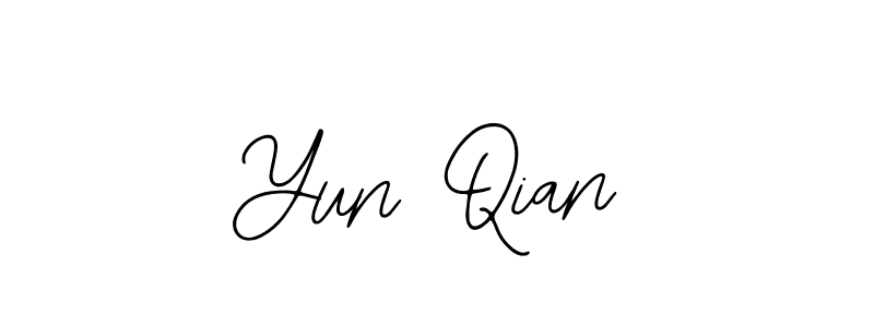 if you are searching for the best signature style for your name Yun Qian. so please give up your signature search. here we have designed multiple signature styles  using Bearetta-2O07w. Yun Qian signature style 12 images and pictures png