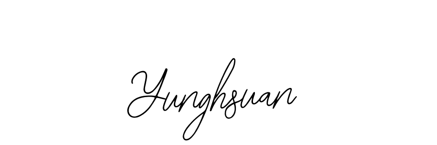 Yunghsuan stylish signature style. Best Handwritten Sign (Bearetta-2O07w) for my name. Handwritten Signature Collection Ideas for my name Yunghsuan. Yunghsuan signature style 12 images and pictures png