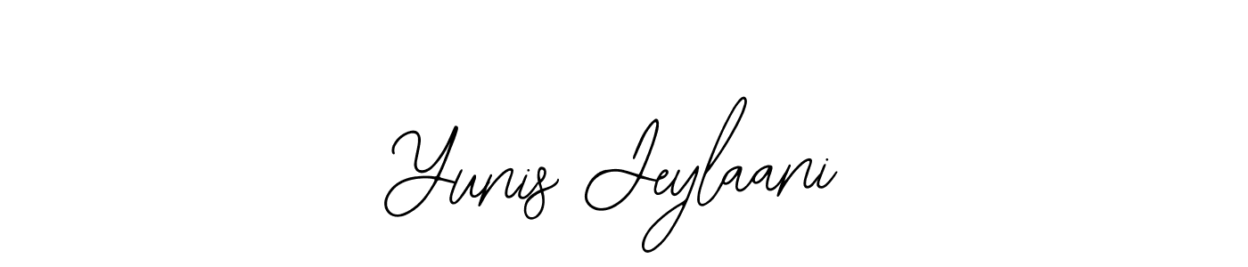 How to Draw Yunis Jeylaani signature style? Bearetta-2O07w is a latest design signature styles for name Yunis Jeylaani. Yunis Jeylaani signature style 12 images and pictures png