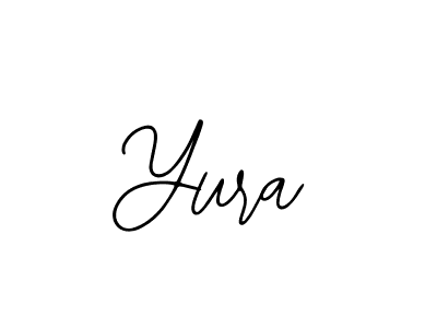 Design your own signature with our free online signature maker. With this signature software, you can create a handwritten (Bearetta-2O07w) signature for name Yura. Yura signature style 12 images and pictures png