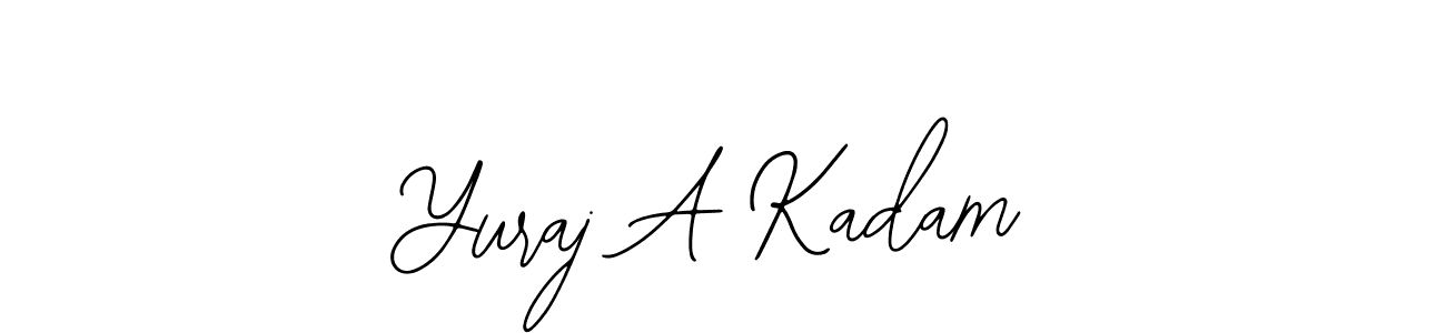 Use a signature maker to create a handwritten signature online. With this signature software, you can design (Bearetta-2O07w) your own signature for name Yuraj A Kadam. Yuraj A Kadam signature style 12 images and pictures png