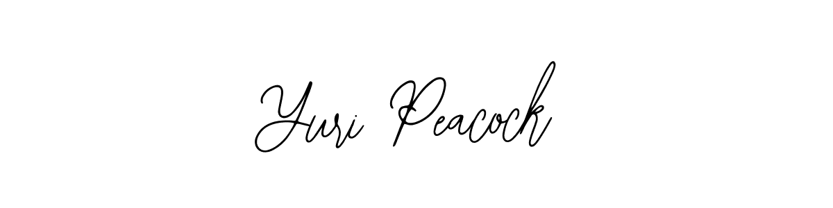 if you are searching for the best signature style for your name Yuri Peacock. so please give up your signature search. here we have designed multiple signature styles  using Bearetta-2O07w. Yuri Peacock signature style 12 images and pictures png