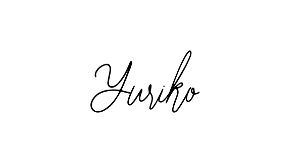 Design your own signature with our free online signature maker. With this signature software, you can create a handwritten (Bearetta-2O07w) signature for name Yuriko. Yuriko signature style 12 images and pictures png