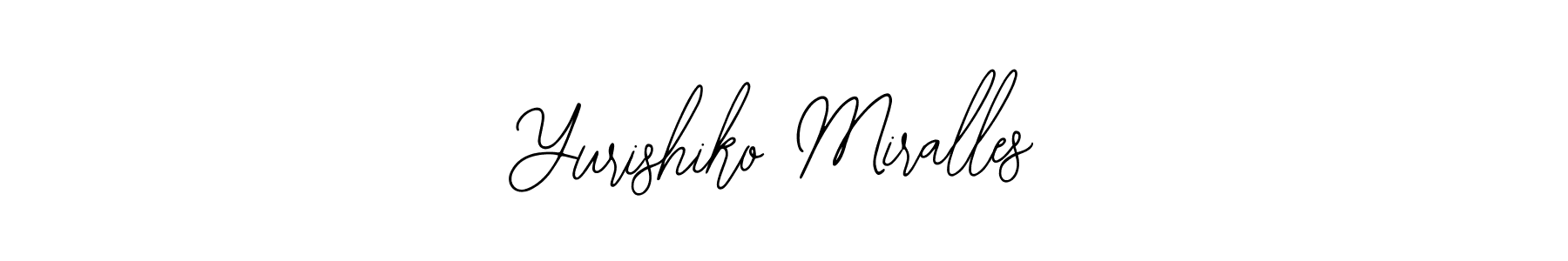 if you are searching for the best signature style for your name Yurishiko Miralles. so please give up your signature search. here we have designed multiple signature styles  using Bearetta-2O07w. Yurishiko Miralles signature style 12 images and pictures png
