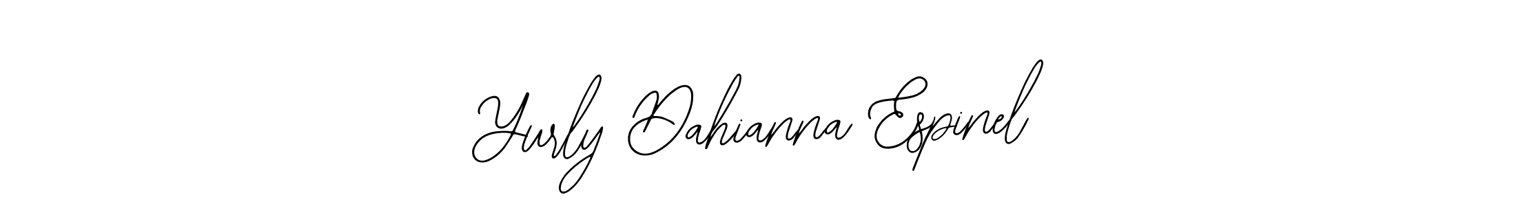 Similarly Bearetta-2O07w is the best handwritten signature design. Signature creator online .You can use it as an online autograph creator for name Yurly Dahianna Espinel. Yurly Dahianna Espinel signature style 12 images and pictures png