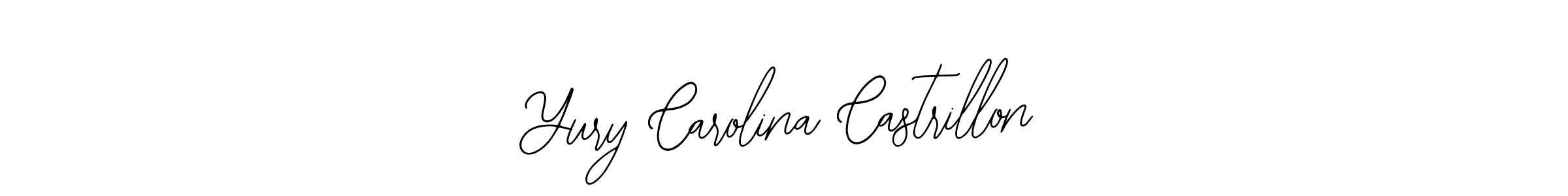 Make a beautiful signature design for name Yury Carolina Castrillon. With this signature (Bearetta-2O07w) style, you can create a handwritten signature for free. Yury Carolina Castrillon signature style 12 images and pictures png