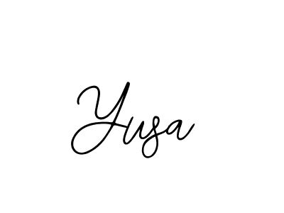 Also You can easily find your signature by using the search form. We will create Yusa name handwritten signature images for you free of cost using Bearetta-2O07w sign style. Yusa signature style 12 images and pictures png