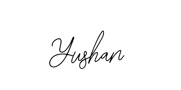 Also we have Yushan name is the best signature style. Create professional handwritten signature collection using Bearetta-2O07w autograph style. Yushan signature style 12 images and pictures png