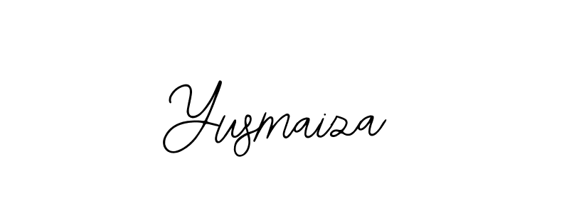 The best way (Bearetta-2O07w) to make a short signature is to pick only two or three words in your name. The name Yusmaiza include a total of six letters. For converting this name. Yusmaiza signature style 12 images and pictures png