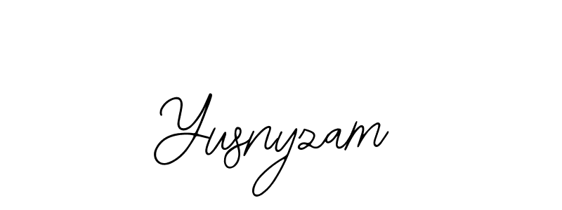 You should practise on your own different ways (Bearetta-2O07w) to write your name (Yusnyzam) in signature. don't let someone else do it for you. Yusnyzam signature style 12 images and pictures png