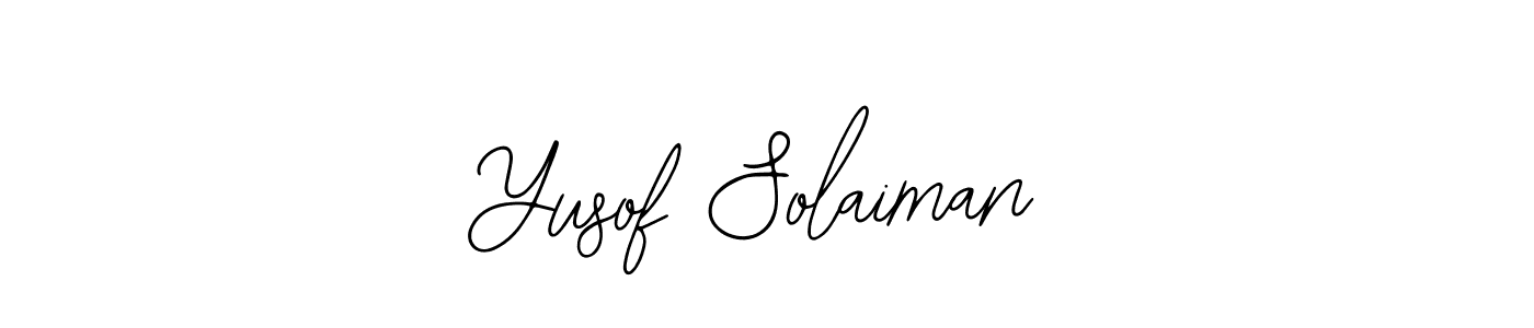 Yusof Solaiman stylish signature style. Best Handwritten Sign (Bearetta-2O07w) for my name. Handwritten Signature Collection Ideas for my name Yusof Solaiman. Yusof Solaiman signature style 12 images and pictures png