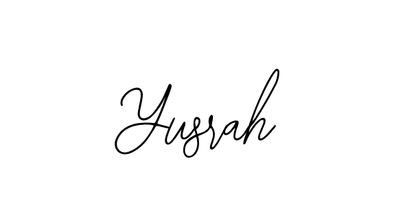 Once you've used our free online signature maker to create your best signature Bearetta-2O07w style, it's time to enjoy all of the benefits that Yusrah name signing documents. Yusrah signature style 12 images and pictures png