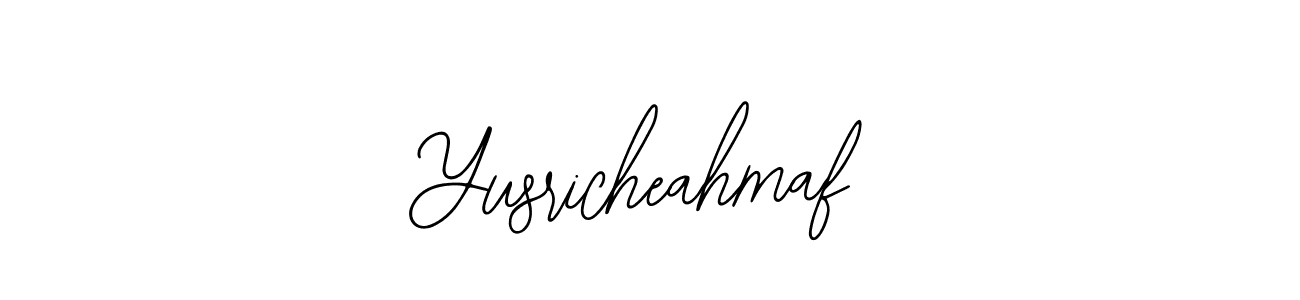 Make a beautiful signature design for name Yusricheahmaf. Use this online signature maker to create a handwritten signature for free. Yusricheahmaf signature style 12 images and pictures png