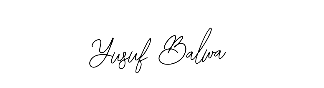 How to Draw Yusuf Balwa signature style? Bearetta-2O07w is a latest design signature styles for name Yusuf Balwa. Yusuf Balwa signature style 12 images and pictures png