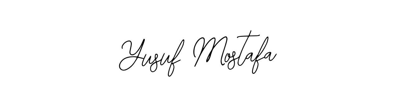 Create a beautiful signature design for name Yusuf Mostafa. With this signature (Bearetta-2O07w) fonts, you can make a handwritten signature for free. Yusuf Mostafa signature style 12 images and pictures png