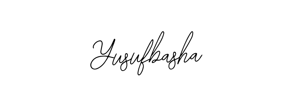 The best way (Bearetta-2O07w) to make a short signature is to pick only two or three words in your name. The name Yusufbasha include a total of six letters. For converting this name. Yusufbasha signature style 12 images and pictures png