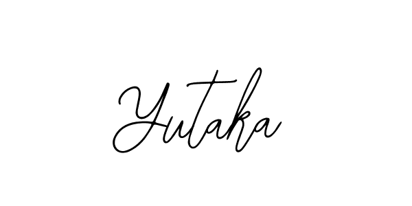 Also we have Yutaka name is the best signature style. Create professional handwritten signature collection using Bearetta-2O07w autograph style. Yutaka signature style 12 images and pictures png