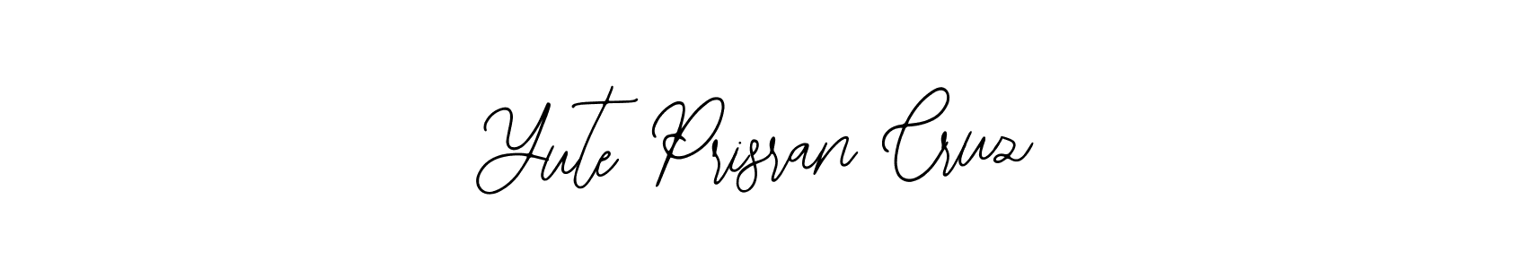 Yute Prisran Cruz stylish signature style. Best Handwritten Sign (Bearetta-2O07w) for my name. Handwritten Signature Collection Ideas for my name Yute Prisran Cruz. Yute Prisran Cruz signature style 12 images and pictures png