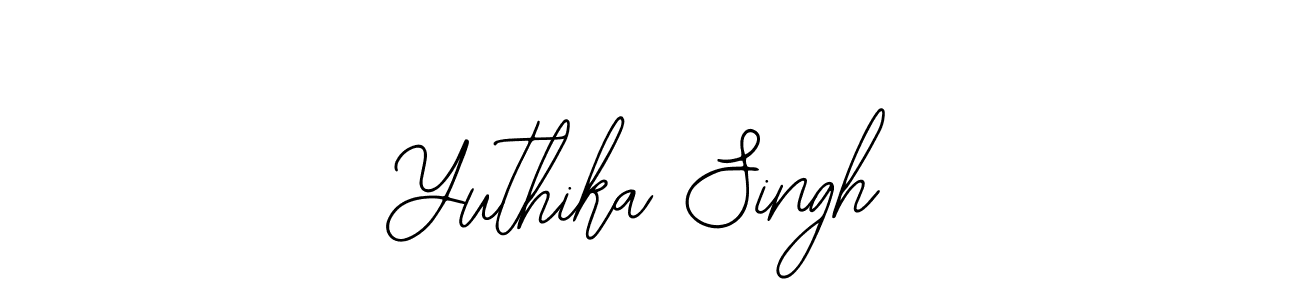 Create a beautiful signature design for name Yuthika Singh. With this signature (Bearetta-2O07w) fonts, you can make a handwritten signature for free. Yuthika Singh signature style 12 images and pictures png