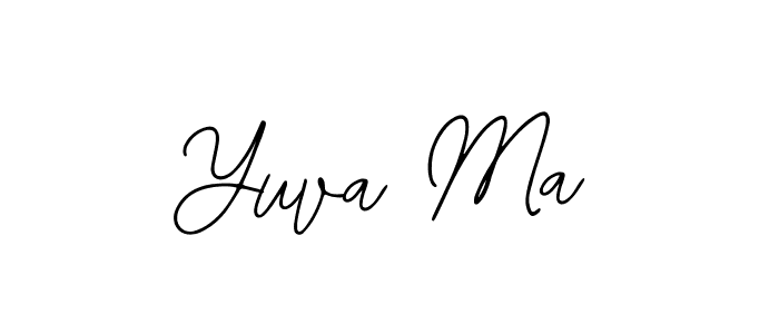 Bearetta-2O07w is a professional signature style that is perfect for those who want to add a touch of class to their signature. It is also a great choice for those who want to make their signature more unique. Get Yuva Ma name to fancy signature for free. Yuva Ma signature style 12 images and pictures png